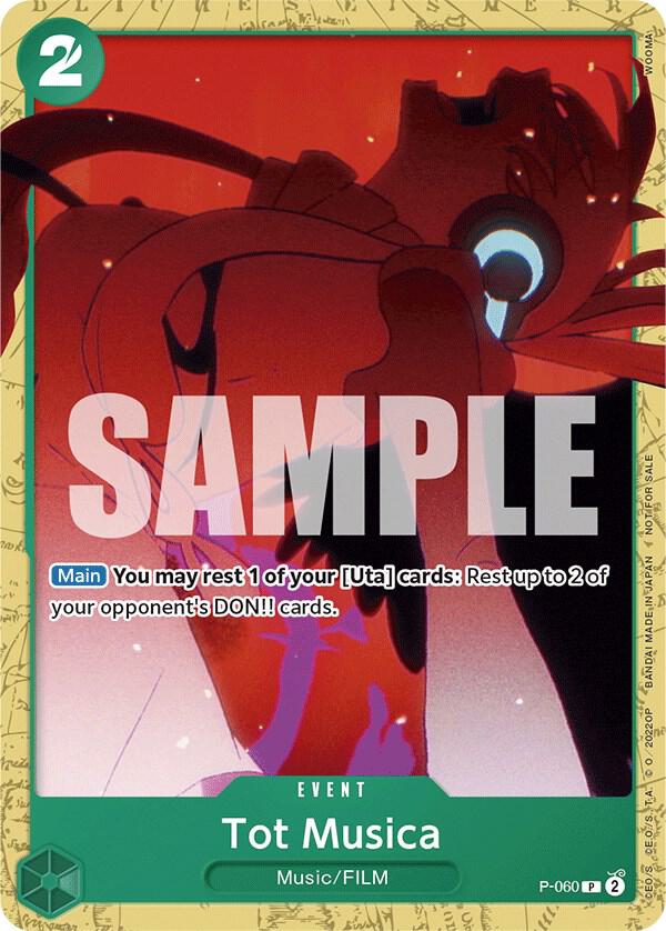 Tot Musica [Starter Deck 11: Uta Deck Battle] (One Piece Promotion Cards)(P-060)(PR)