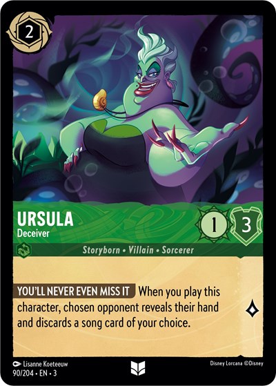 Ursula - Deceiver (Into the Inklands)(3-090/204)(U)