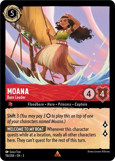 Moana - Born Leader (Into the Inklands)(3-116/204)(R)