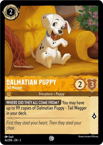 Dalmatian Puppy - Tail Wagger - Foil (Into the Inklands)(3-4a/204)(C)