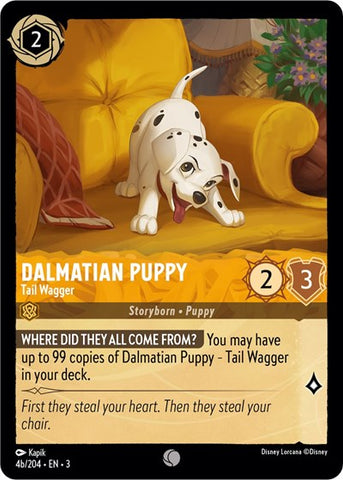 Dalmatian Puppy - Tail Wagger - Foil (Into the Inklands)(3-4b/204)(C)