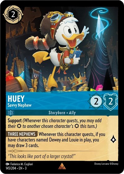 Huey - Savvy Nephew (Into the Inklands)(3-145/204)(R)