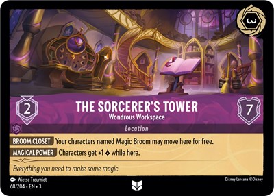 The Sorcerer's Tower - Wondrous Workspace - Cold Foil (Into the Inklands)(3-068/204)(U)