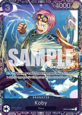 Koby [Treasure Cup] [Foil] (One Piece Promotion Cards)(OP02-098)(C)