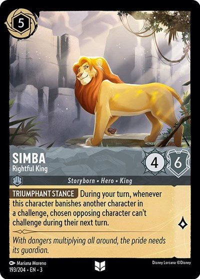 Simba - Rightful King (Into the Inklands)(3-193/204)(U)