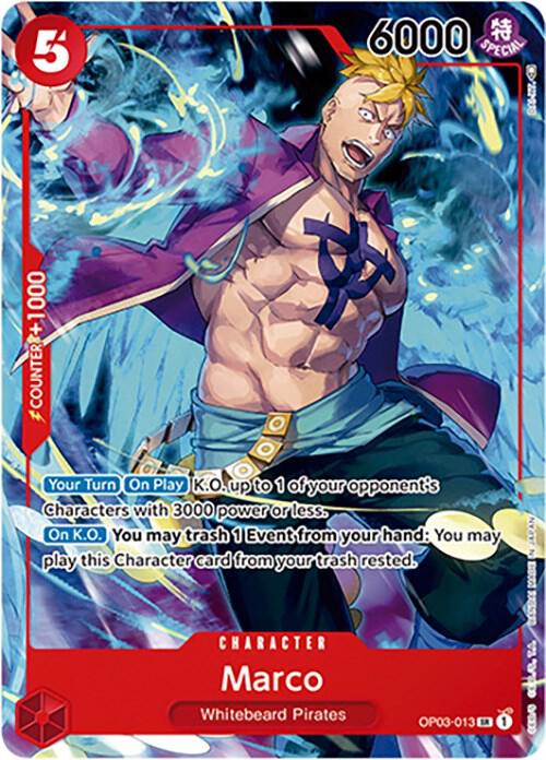 Marco [Japanese 1st Anniversary Set] [Foil] (One Piece Promotion Cards)(OP03-013)(SR)