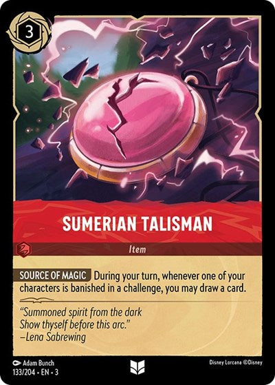 Sumerian Talisman (Into the Inklands)(3-133/204)(U)