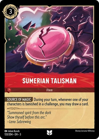 Sumerian Talisman (Into the Inklands)(3-133/204)(U)
