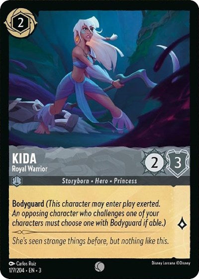 Kida - Royal Warrior - Cold Foil (Into the Inklands)(3-177/204)(C)