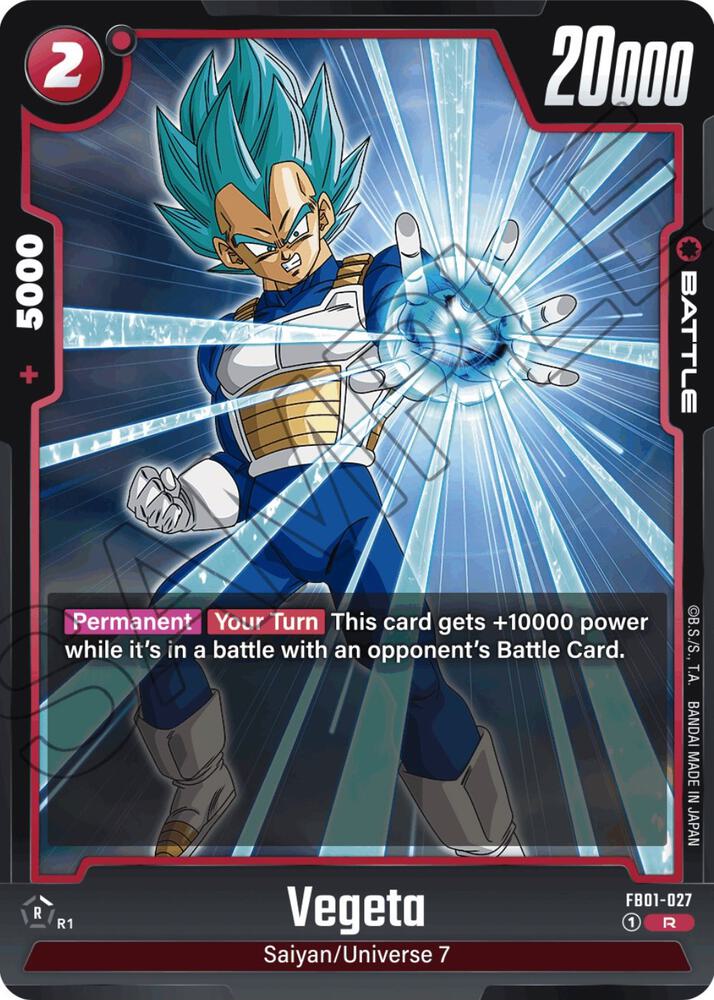 Vegeta [027] [Foil] (FB01-027)(R)