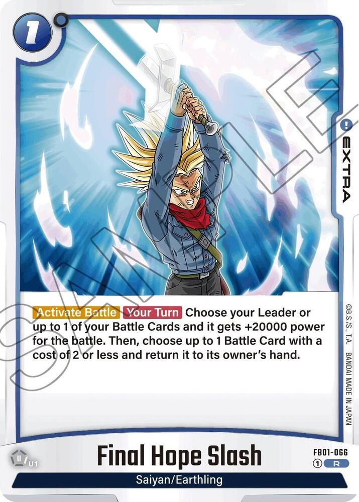 Final Hope Slash [Foil] (FB01-066)(R)