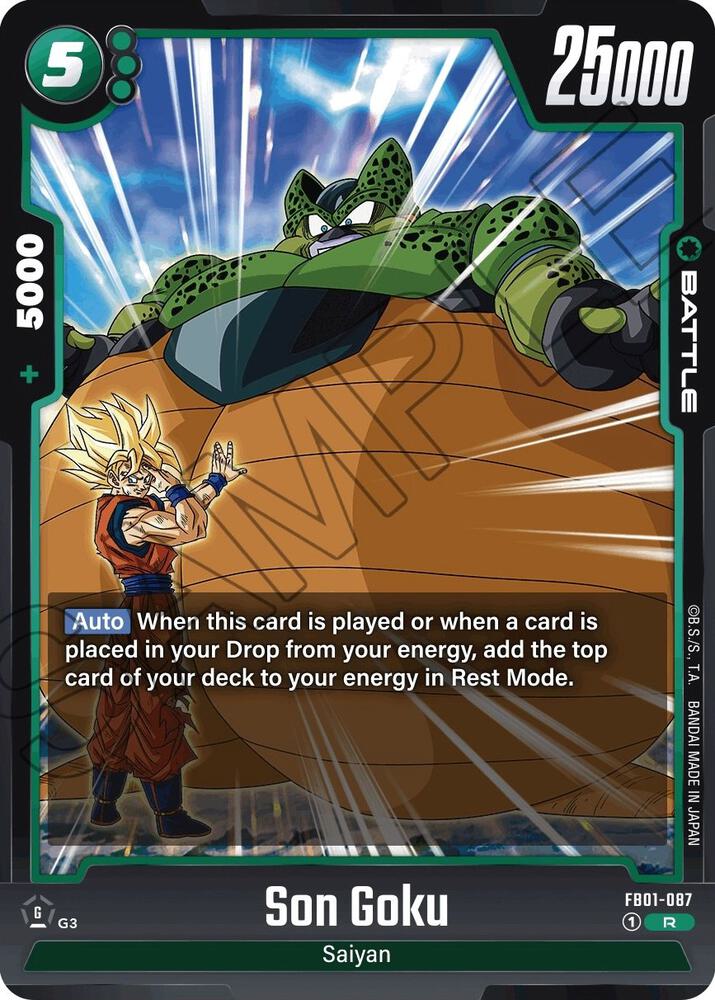 Son Goku [087] [Foil] (FB01-087)(R)