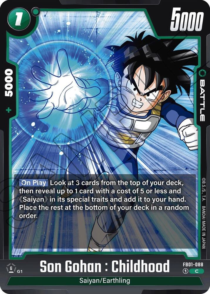 Son Gohan : Childhood [088] (FB01-088)(C)