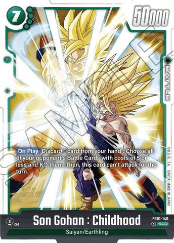 Son Gohan : Childhood [140] [Foil] (FB01-140)(SCR)