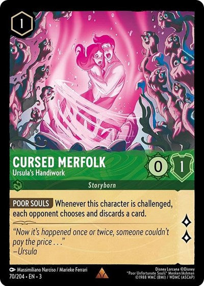 Cursed Merfolk - Ursula's Handiwork - Cold Foil (Into the Inklands)(3-070/204)(R)