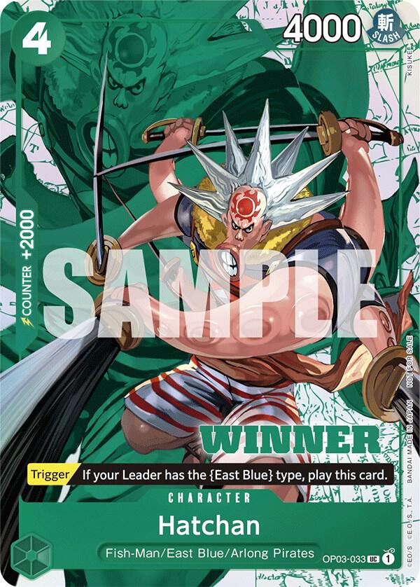 Hatchan [Winner Pack Vol. 6] [Foil] (One Piece Promotion Cards)(OP03-033)(UC)