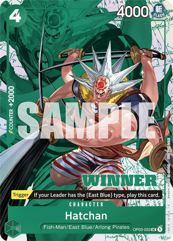 Hatchan [Winner Pack Vol. 6] [Foil] (One Piece Promotion Cards)(OP03-033)(UC)