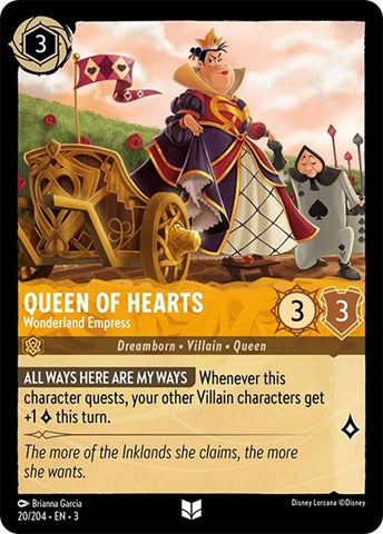 Queen of Hearts - Wonderland Empress (Into the Inklands)(3-020/204)(U)