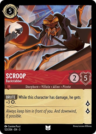 Scroop - Backstabber (Into the Inklands)(3-122/204)(U)
