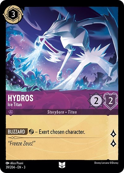 Hydros - Ice Titan (Into the Inklands)(3-039/204)(U)