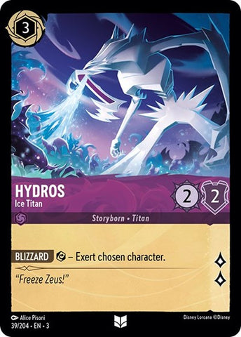 Hydros - Ice Titan (Into the Inklands)(3-039/204)(U)