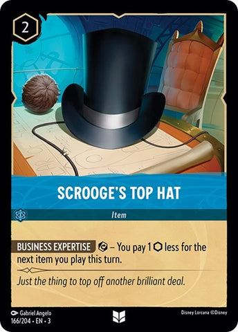 Scrooge's Top Hat - Cold Foil (Into the Inklands)(3-166/204)(U)