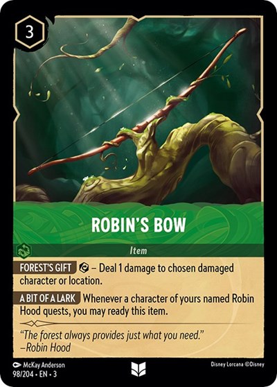 Robin's Bow - Cold Foil (Into the Inklands)(3-098/204)(U)