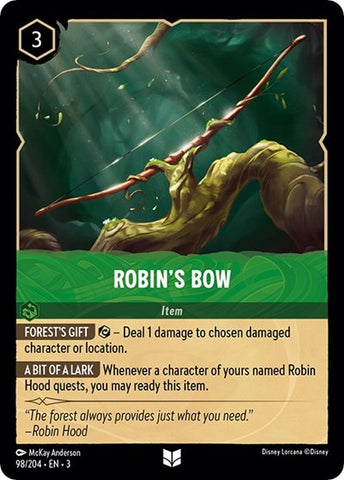 Robin's Bow - Cold Foil (Into the Inklands)(3-098/204)(U)