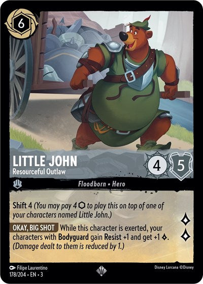 Little John - Resourceful Outlaw - Cold Foil (Into the Inklands)(3-178/204)(SR)