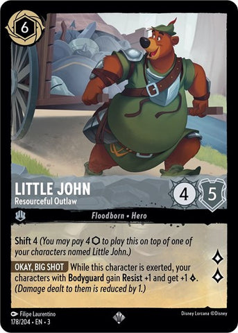 Little John - Resourceful Outlaw - Cold Foil (Into the Inklands)(3-178/204)(SR)