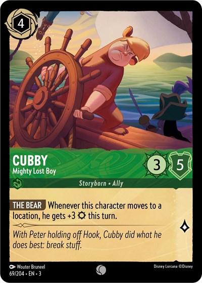 Cubby - Mighty Lost Boy - Cold Foil (Into the Inklands)(3-069/204)(C)