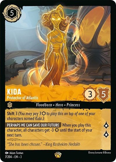 Kida - Protector of Atlantis (Into the Inklands)(3-007/204)(L)