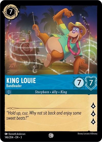 King Louie - Bandleader - Cold Foil (Into the Inklands)(3-146/204)(C)