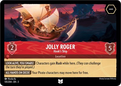 Jolly Roger - Hook's Ship (Into the Inklands)(3-135/204)(U)