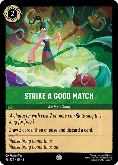 Strike a Good Match - Cold Foil (Into the Inklands)(3-096/204)(C)