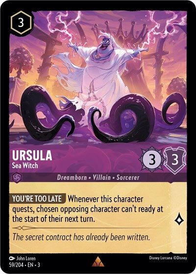 Ursula - Sea Witch (Into the Inklands)(3-059/204)(R)