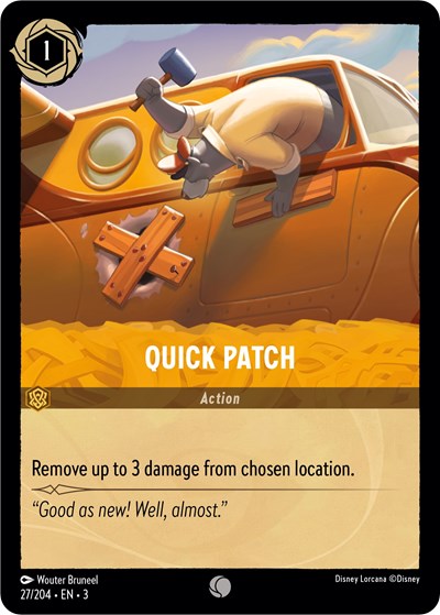Quick Patch - Cold Foil (Into the Inklands)(3-027/204)(C)