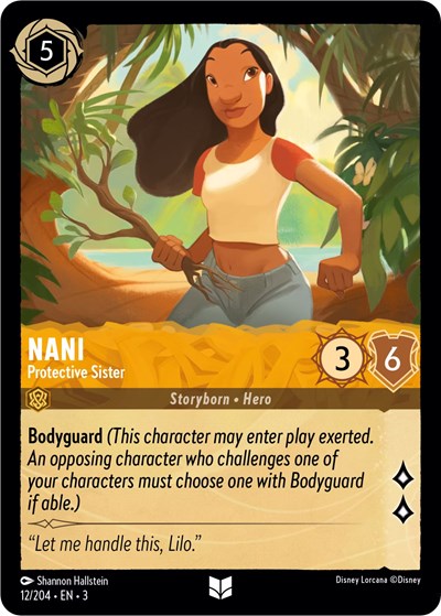 Nani - Protective Sister - Cold Foil (Into the Inklands)(3-012/204)(U)