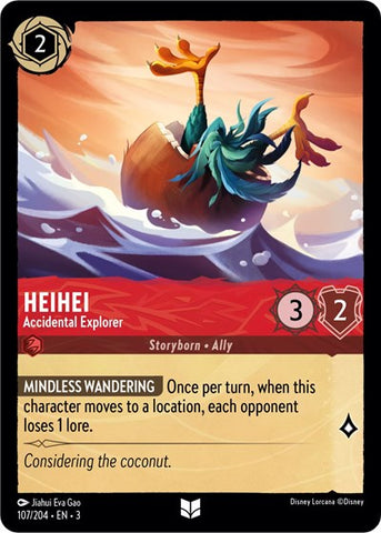 HeiHei - Accidental Explorer - Cold Foil (Into the Inklands)(3-107/204)(U)