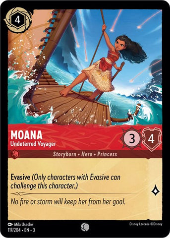 Moana - Undeterred Voyager (Into the Inklands)(3-117/204)(C)