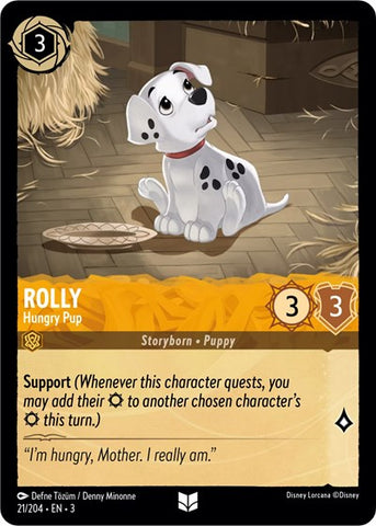 Rolly - Hungry Pup (Into the Inklands)(3-021/204)(U)