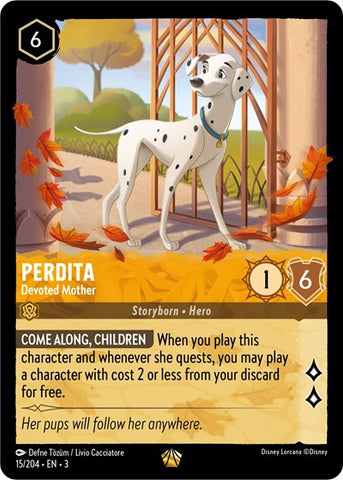 Perdita - Devoted Mother - Cold Foil (Into the Inklands)(3-015/204)(L)