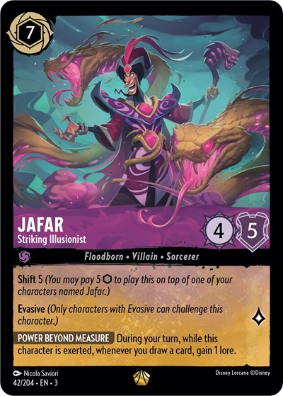 Jafar - Striking Illusionist (Into the Inklands)(3-042/204)(L)
