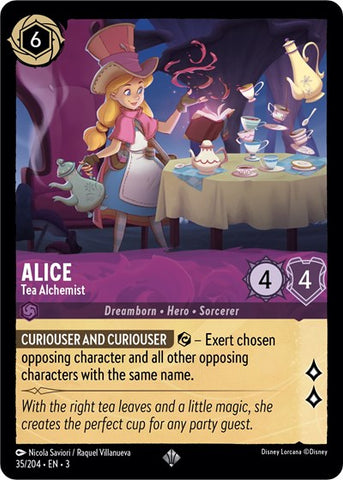 Alice - Tea Alchemist - Cold Foil (Into the Inklands)(3-035/204)(SR)