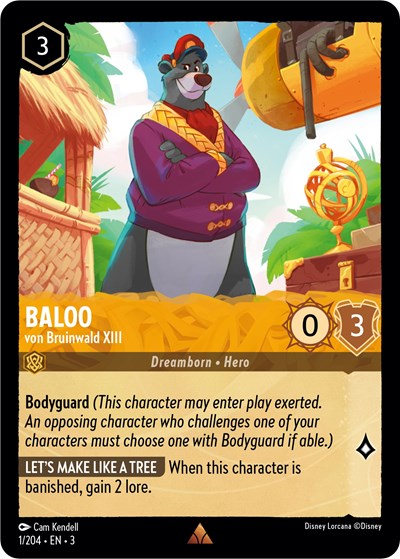 Baloo - von Bruinwald XIII - Cold Foil (Into the Inklands)(3-001/204)(R)