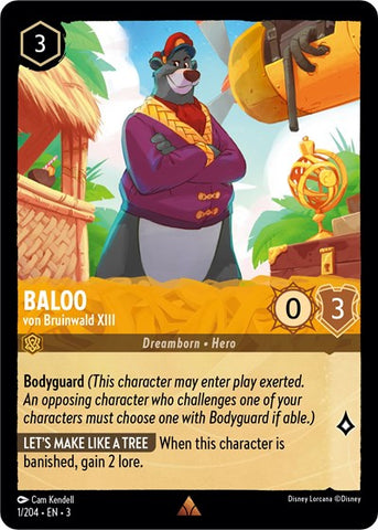 Baloo - von Bruinwald XIII - Cold Foil (Into the Inklands)(3-001/204)(R)