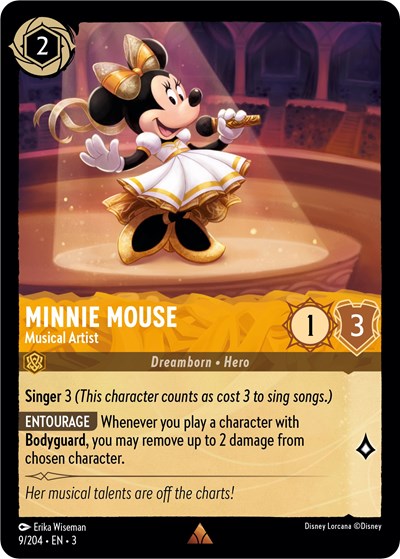 Minnie Mouse - Musical Artist (Into the Inklands)(3-009/204)(R)