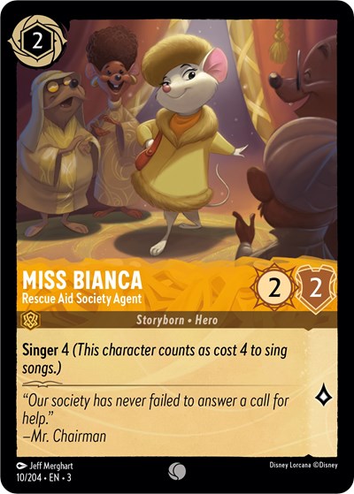 Miss Bianca - Rescue Aid Society Agent (Into the Inklands)(3-010/204)(C)
