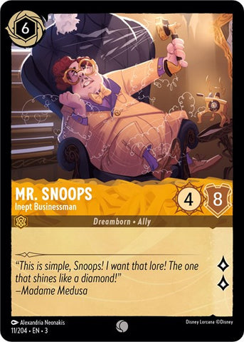 Mr. Snoops - Inept Businessman - Cold Foil (Into the Inklands)(3-011/204)(C)