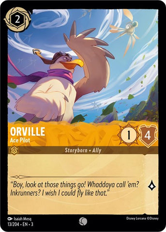 Orville - Ace Pilot - Cold Foil (Into the Inklands)(3-013/204)(C)